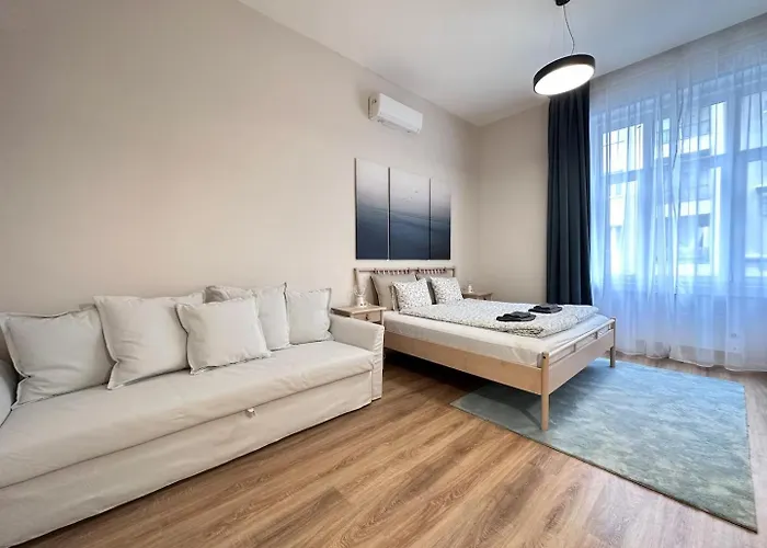 Center Bohemian Design Home With 6Ppl Ac Wifi